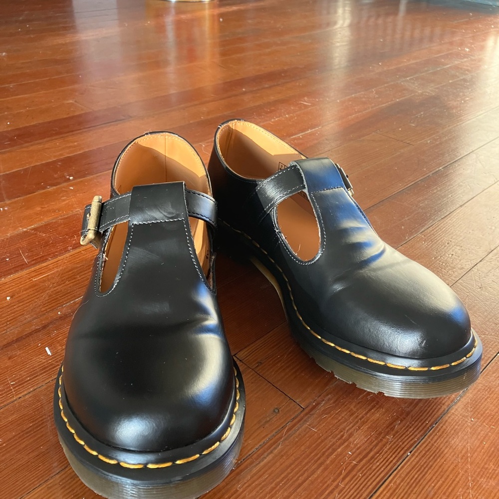 Dr. Martens Polley Smooth Leather Mary Janes